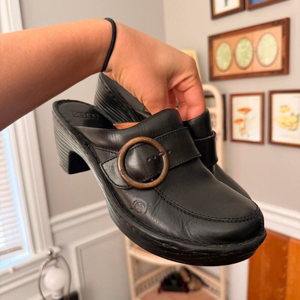 Born Women's Black Clogs